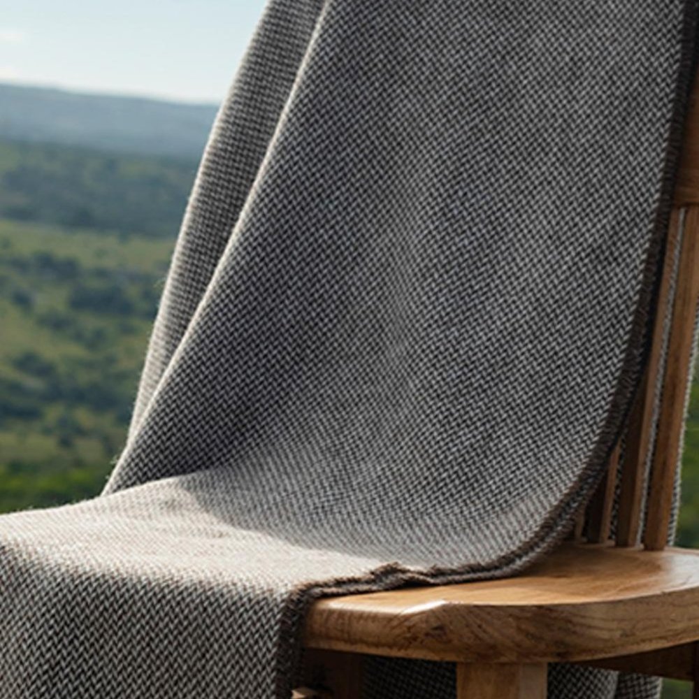 Merino Wool Throw Blanket